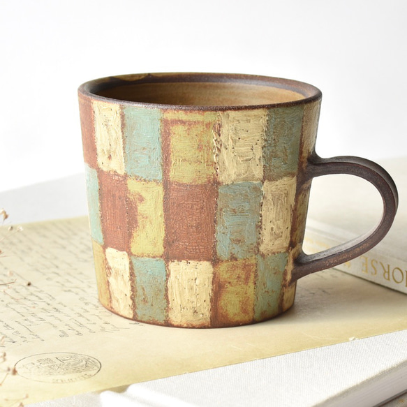 Painting mug ペインティングマグカップ 058 1枚目の画像