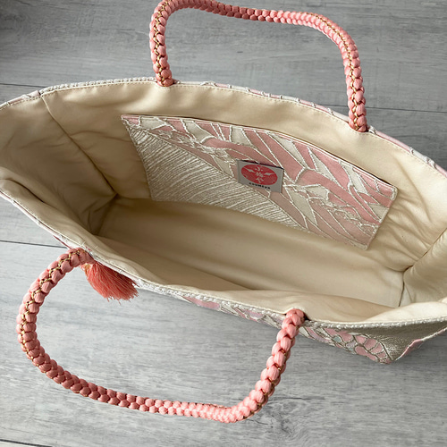 帯のリメイクバッグ/セレモニー/荷物をコンパクトにまとめて持ち運び