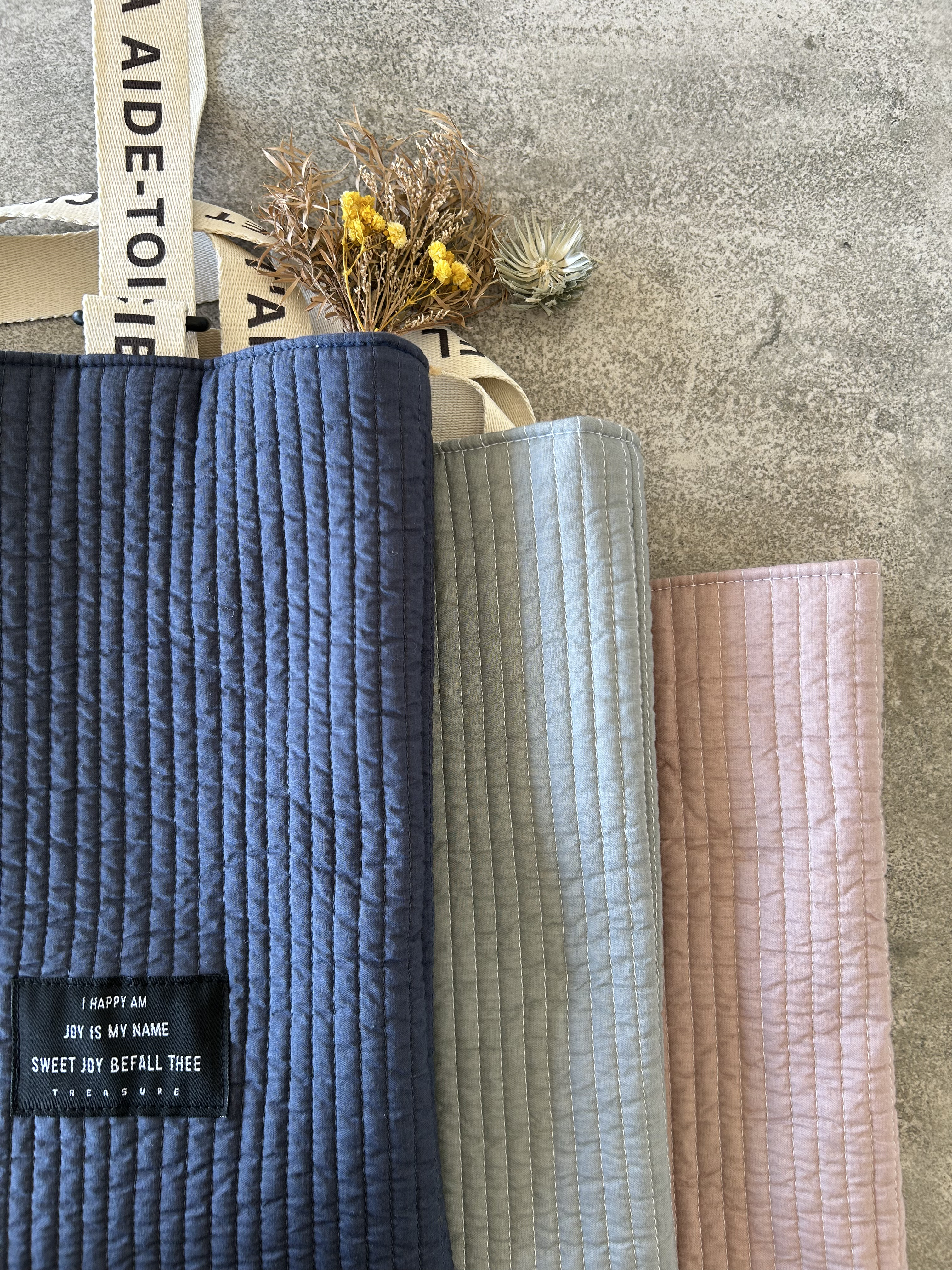 【入園入学2点セット】くすみカラーのレッスンバッグ&シューズケース