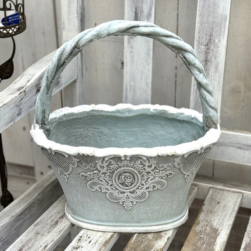 グラスファイバー ゴブレット ローズ 植木鉢 プランター 鉢