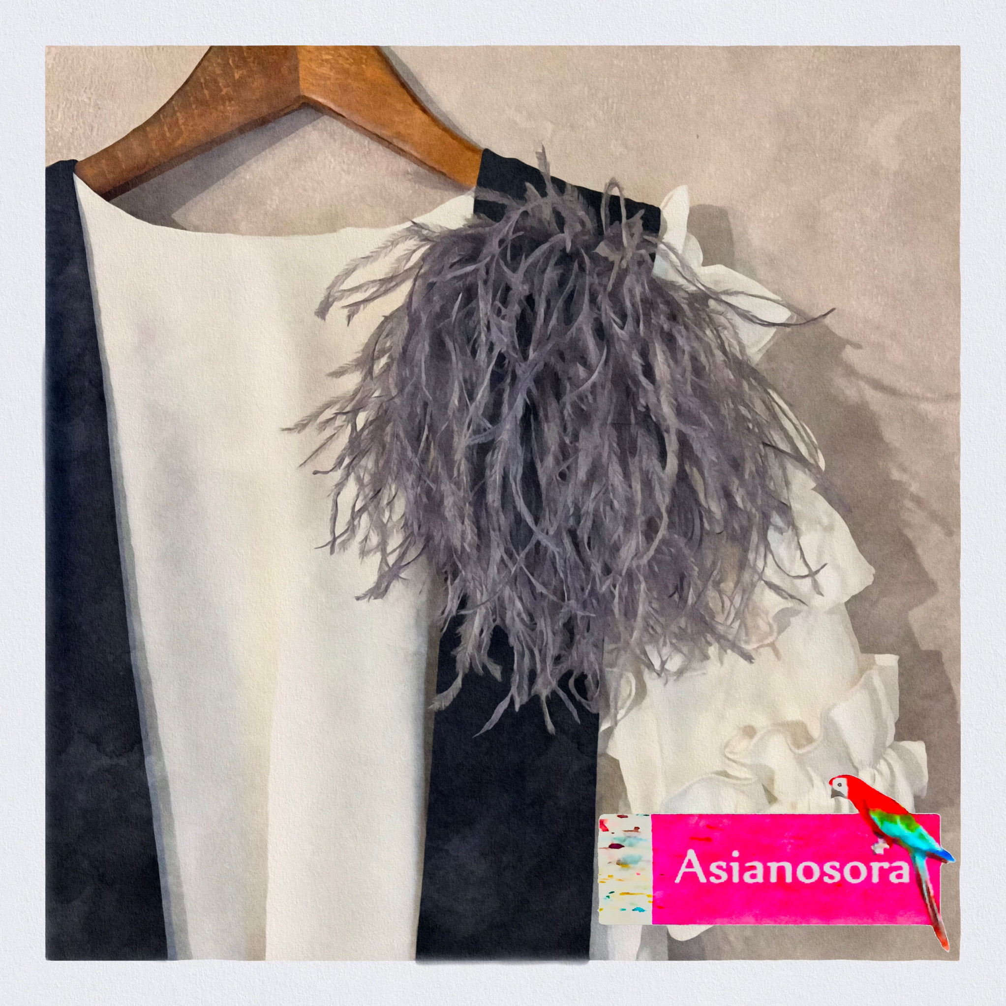 再再販❤️フェザー コサージュ ブローチ 結婚式 二次会 パーティー  入学式 入園式 フォーマル