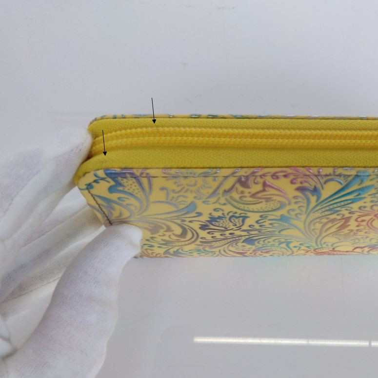 ヨーロッパサラサ(イエロー地に七色箔）