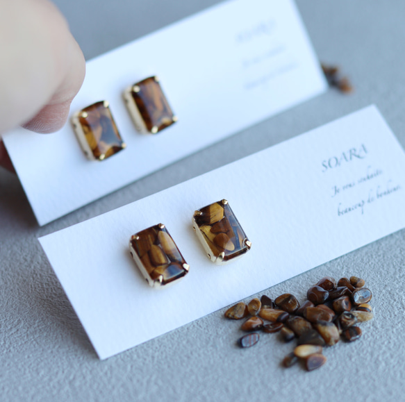 gemstone  jewelry   タイガーアイ 3枚目の画像