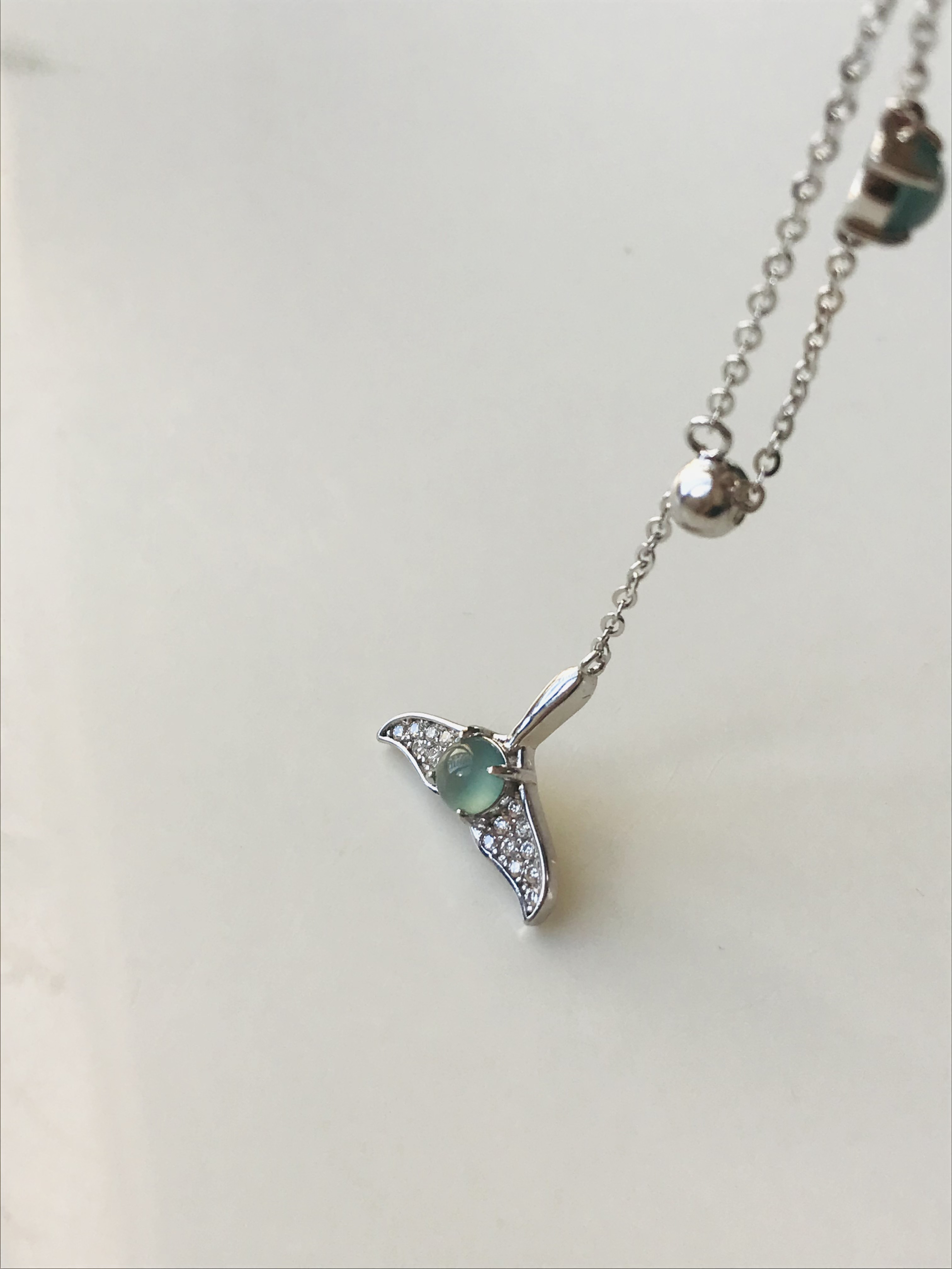[P140-003] ジェイド　JADE  ヒスイ　本翡翠　ネックレス　天然石　一点物　希少　グアテマラ産　s925