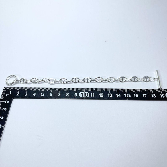 アンカーチェーン マンテル ブレスレット S925 シェーヌダンクルPPM 6枚目の画像