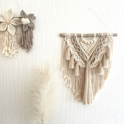 送料無料】マクラメタペストリー No.09 タペストリー・壁掛け マクラメ