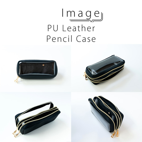 PUレザー ペンケース マルチポーチ 推し活グッズ 推しポーチ