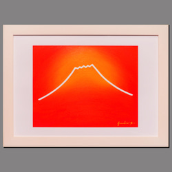 超希少◇がんどうあつし1998肉筆絵画過去の実験作品『風景
