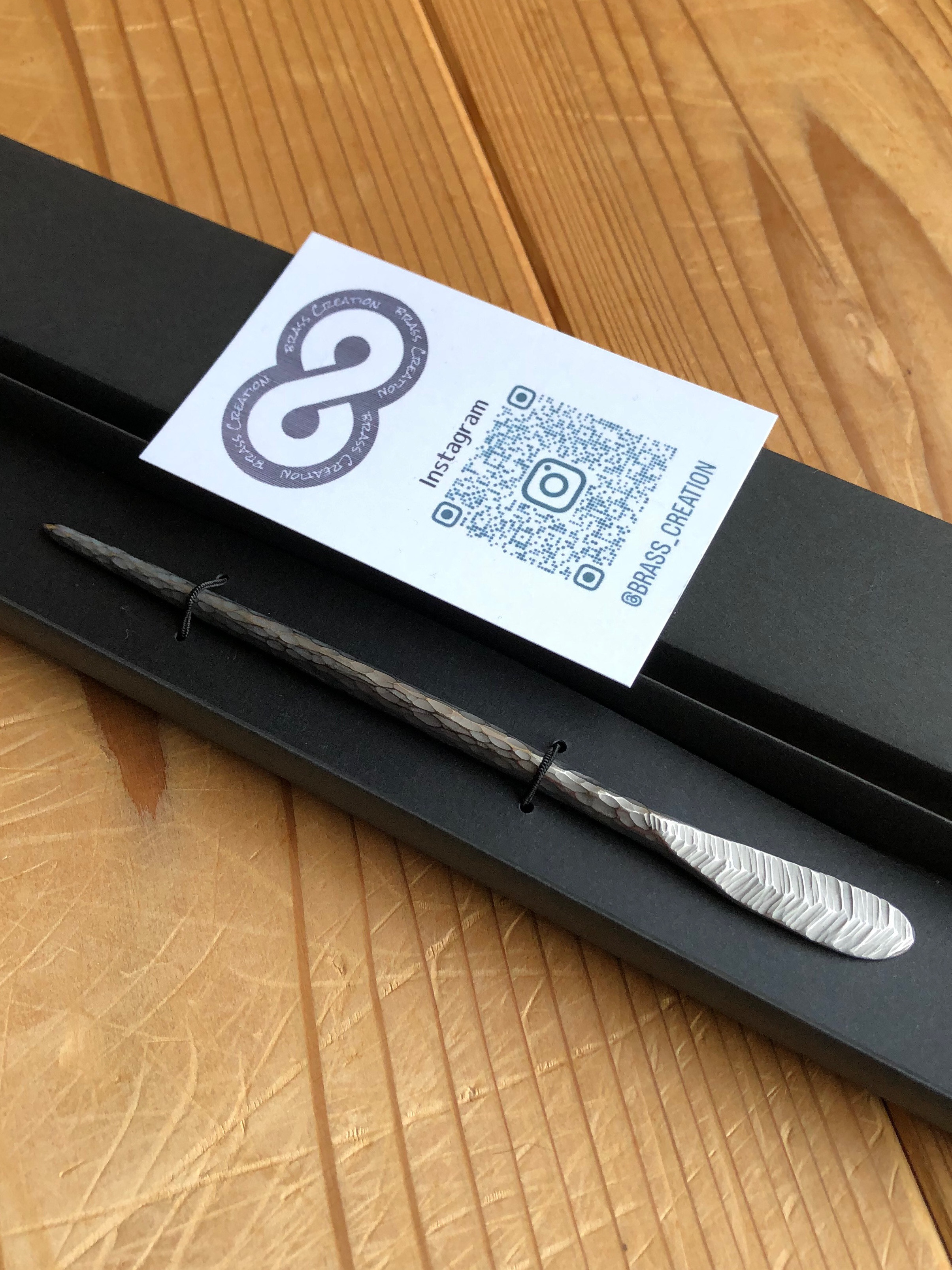 titanium hair sticks silver branch leaf 純チタン製簪 枝の葉 かんざし