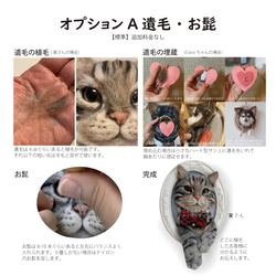 うちの子オーダー2025【おまかせコース：オーダーメイド羊毛猫犬】（ウッドパネル） ペットメモリアル2025 9枚目の画像