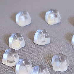 ピアスキャッチ 4.5㍉ ホール0.3㍉ ピアス キャッチ シリコン 2枚目の画像