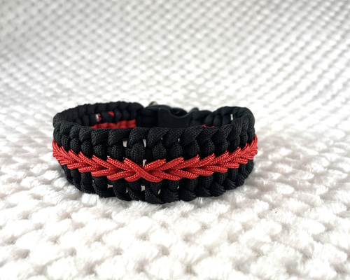 公式】#299 パラコード編み犬首輪センターライン犬首輪中型・大型犬用