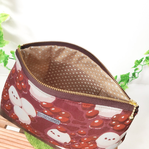 シマエナガ❤抹茶ぜんざい❤ショルダーバッグ❤ハンドメイド