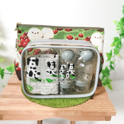 シマエナガ❤抹茶ぜんざい❤ショルダーバッグ❤ハンドメイド