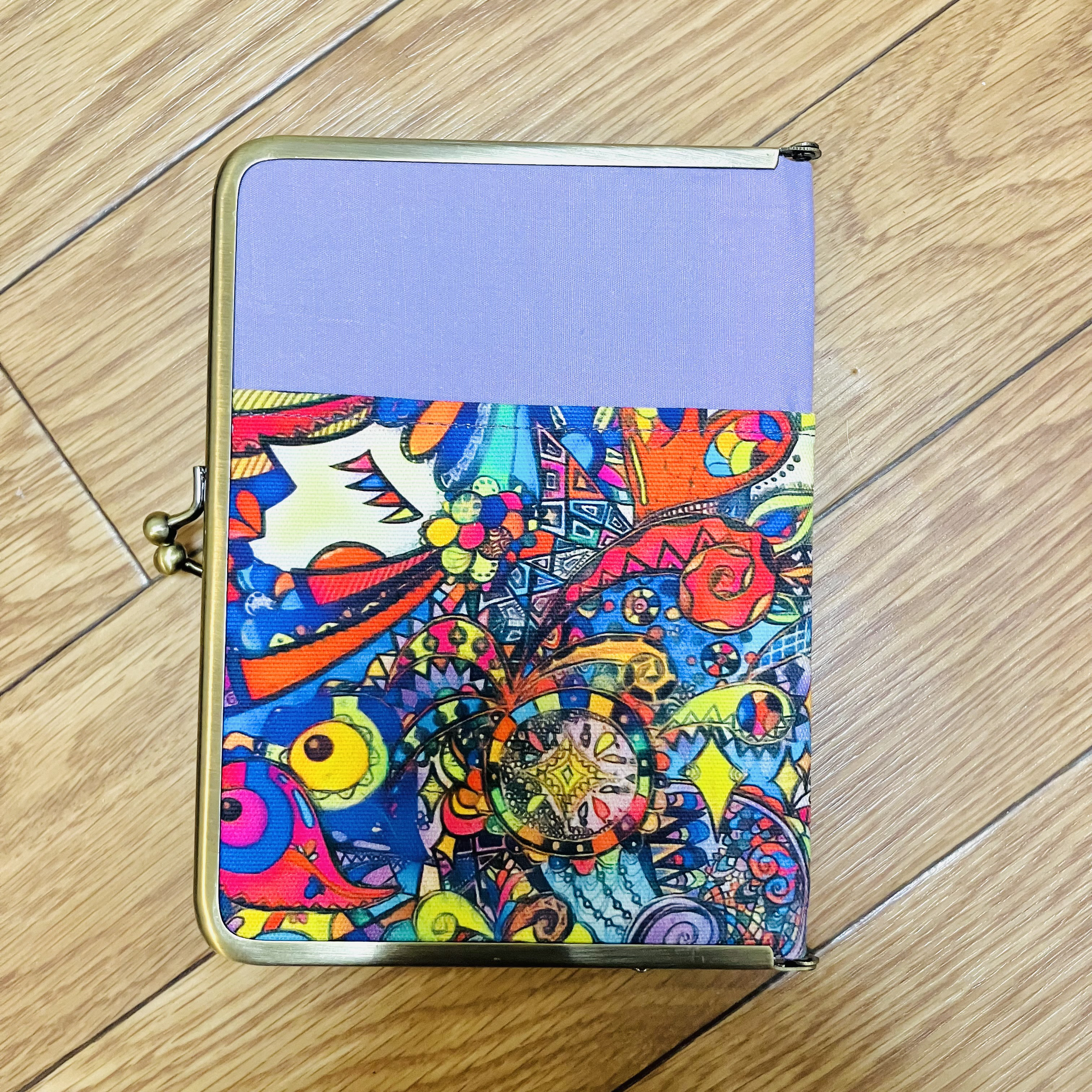 CHIAart手帳型がま口カードケース