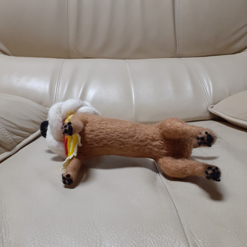 羊毛フェルト 土佐犬 羊毛フェルト Kingこうた 通販 18975495