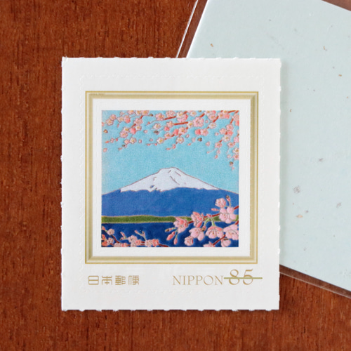 富士山と桜 85円切手1枚【4月の切手】 レターセット y-mirasol 通販