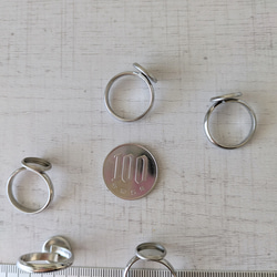 ３点以上送料無料：リングパーツ：サージカルステンレス製：１０ミリ：5個 3枚目の画像
