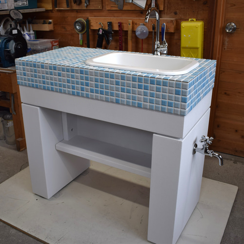 補助水詮付 ガーデンシンク ラグナ》 おしゃれなガーデンシンク