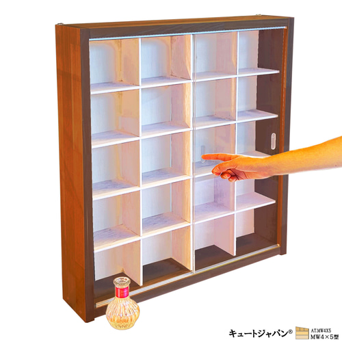 コレクション 収納ケース 20マス アンティーク レトロ グラス 置物