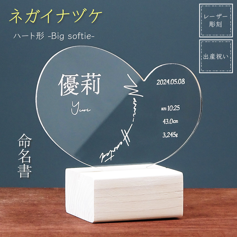 命名書 赤ちゃん 出産 子供 メモリアル 名入れ 名前 出産祝い 誕生祝い 思い出 記念 ギフト プレゼント アクリル