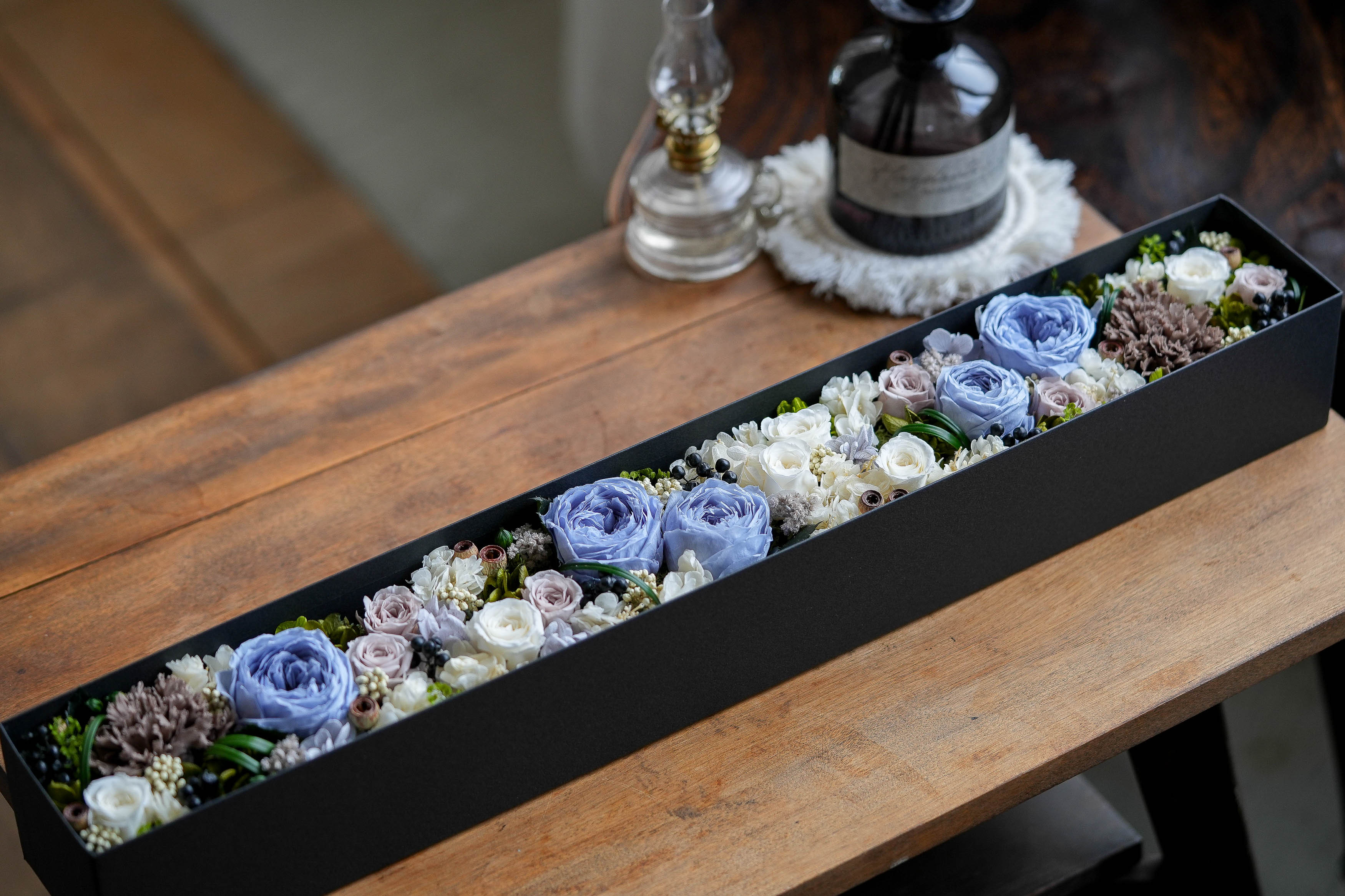 サプライズフラワー＊ロングボックス＊ペールブルー 13,783円