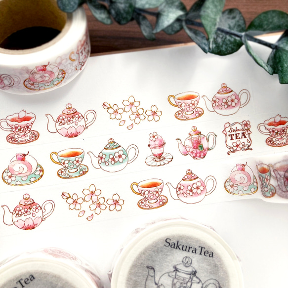SakuraTea 遮蔽膠帶 | Sakura Tea (15mm x 10M) 第1張的照片