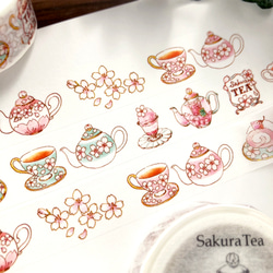SakuraTea 遮蔽膠帶 | Sakura Tea (15mm x 10M) 第2張的照片