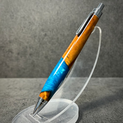 カーリーメイプル縮杢 木軸ペン”Strings”0730 ペン・筆記用具 Devi