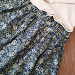 大人気リバティパンツ〜マロリー柄ハンドメイド品 ◇リバティプリントタナローン生地使用◇らくちんパンツ 大人気