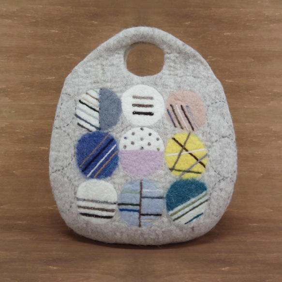 フェルトのたまごバッグ 6枚目の画像