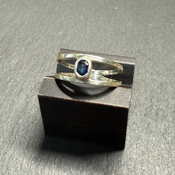 ｟silver｠ストーンクリップリング＿No.2＿13号 5枚目の画像