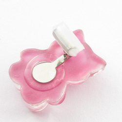 クォーツニャンコも花粉の助けになるよう、マスクの片隅でスタンバってます♪(マスククリップ)mn005 5枚目の画像