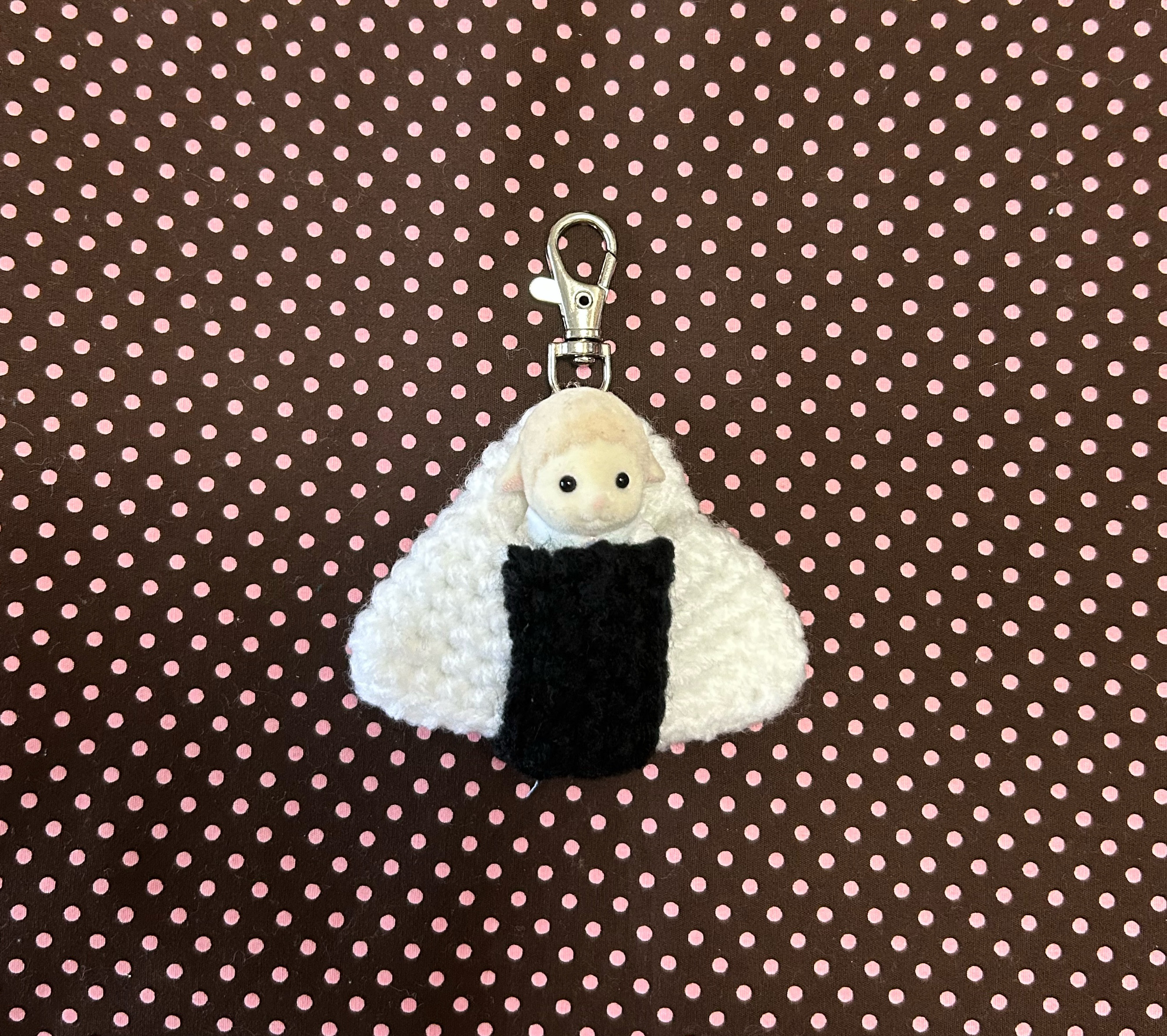 おにぎりくんの編みぐるみキーホルダー〇 E*i様