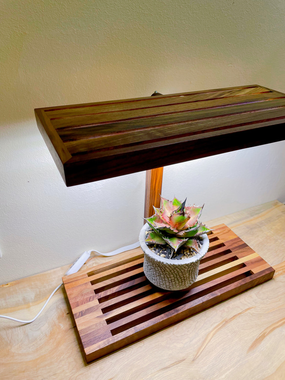 植物育成ライトスタンド 植物育成LEDライトスタンド［ウォールナット] 【公式通販】