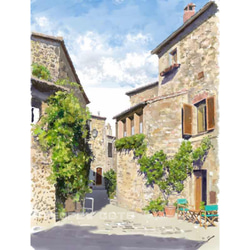 ポストカード ヨーロッパの風景￥250（他の絵と4枚セット売り