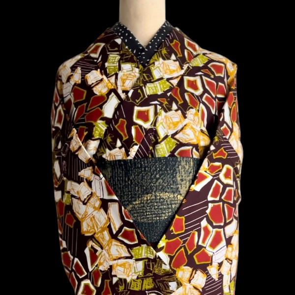 送料無料！African KIMONO アフリカ着物