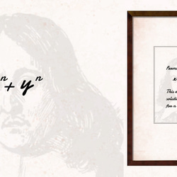 fermat’s last theorem Free Photo Style A4 フレーム付き 1枚目の画像