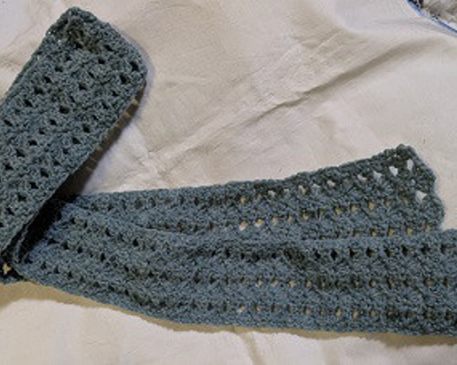 ハンドメイド雑貨 手編みマフラー no.m.1 マフラー silky 通販