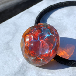 ○ planet glass （SV）○/ボロシリケイトガラス/ペンダント/シルバー