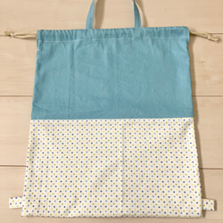 送料無料！大き目　体操着袋　お着替え袋 3枚目の画像