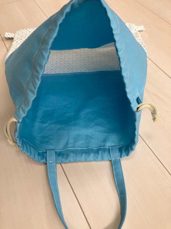 送料無料！大き目　体操着袋　お着替え袋 5枚目の画像