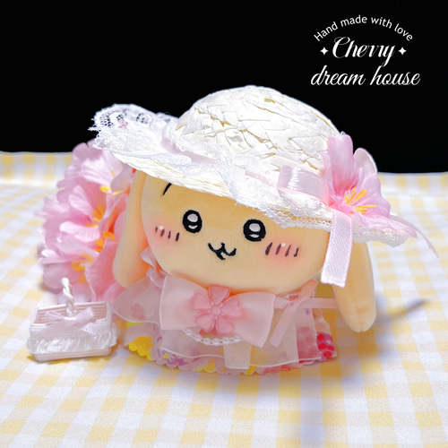 ぬい服 ♡ 10cm ♡ 着ぐるみ ♡ t17 ぬい服 ♡ 10cm ♡ 着ぐるみ 【452】 白×オレンジ - メルカリ