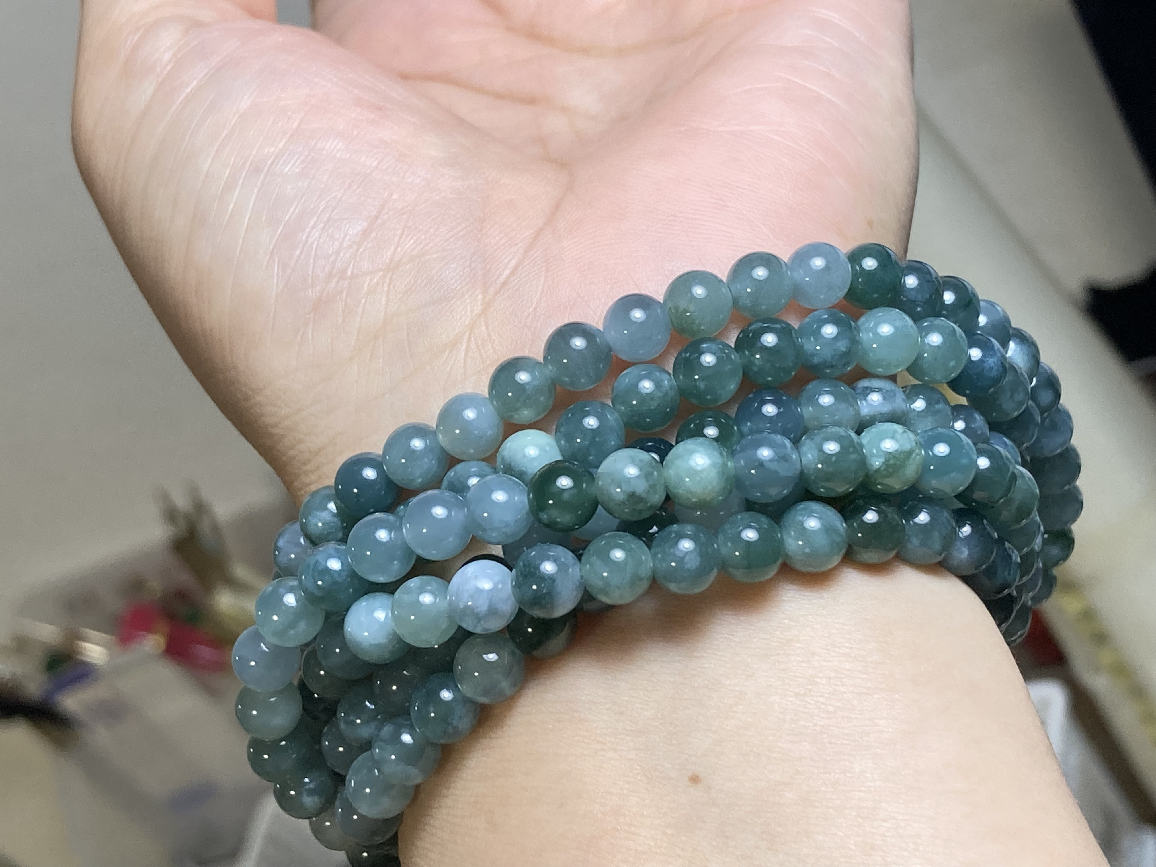 本翡翠バングル グァテマラ産 氷種 無含浸 無着色 | FARBE