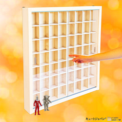 ミニカーケース トミカ108台・大型サイズ対応 1／64 アクリル