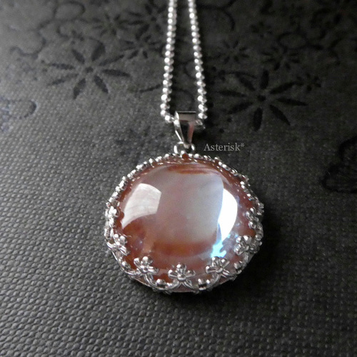 大粒20mm ヴィンテージ サフィレット サフィリーン 花のフィリグリー