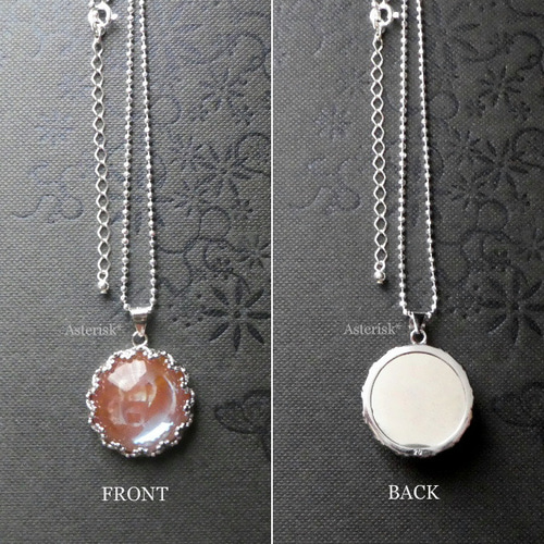 大粒20mm ヴィンテージ サフィレット サフィリーン 花のフィリグリー