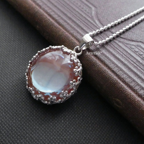 ヴィンテージサフィレット　フロレンザ　ネックレス 50s ヴィンテージサフィレット（サフィリーン）ネックレス（18x13mm