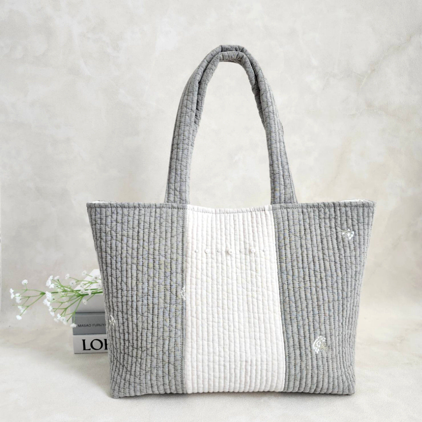 ヌビ バッグ ポーチ 底板 ハンドメイド ベージュピンク×チェリー ヌビ バッグ ポーチ 底板 ハンドメイド ベージュピンク×チェリー