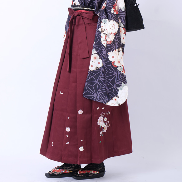 袴 はかま 単品袴 振袖 行灯袴 卒業式 卒園式 前撮り 刺繍